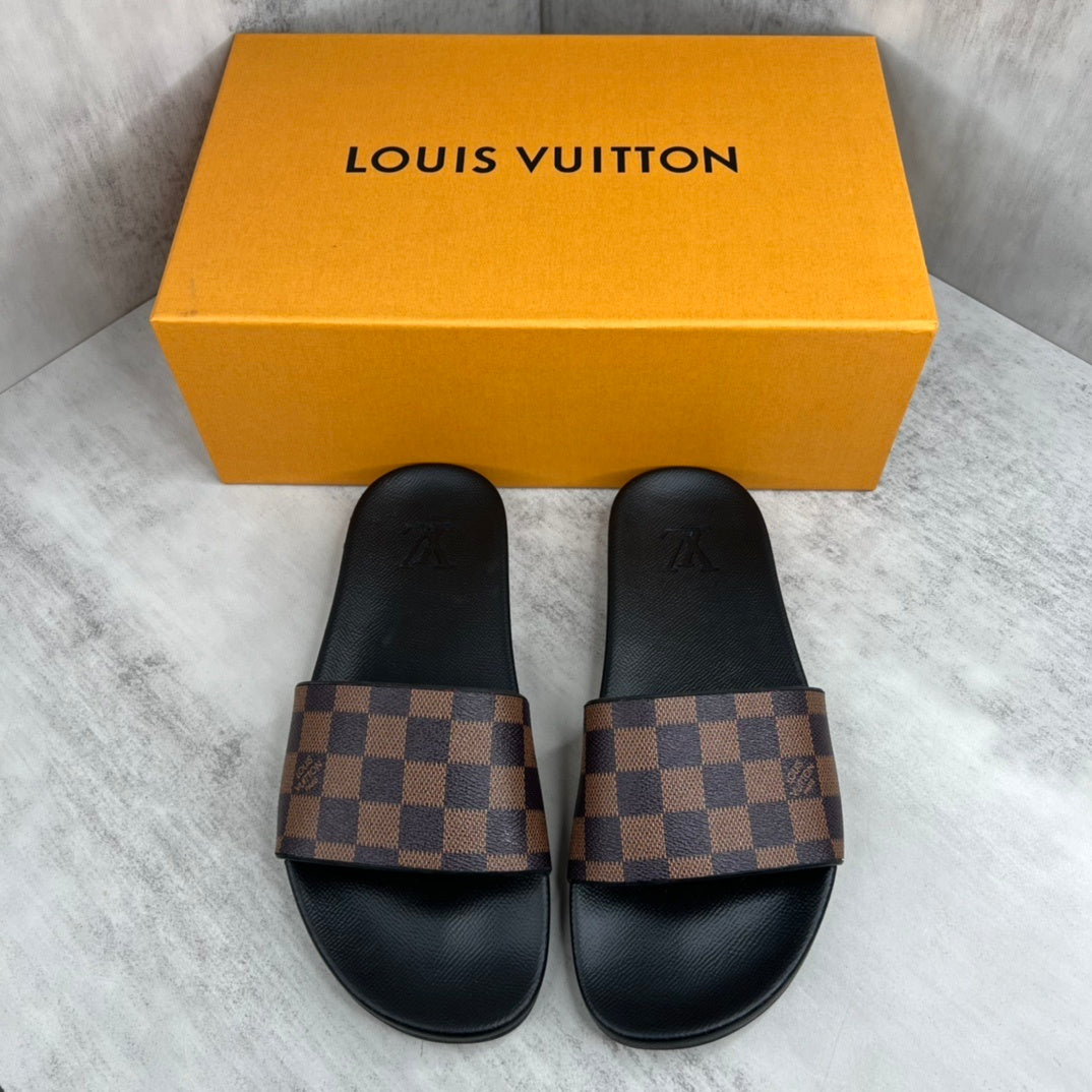 Louis Vuitton Slides "Black-Brown"