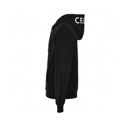Celine Zip-Up Hoodie "Black"