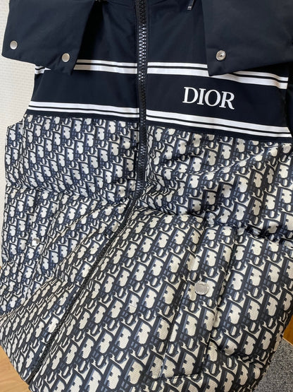 Dior Oblique Down Vest "Black-White"