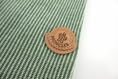 Moncler Leather Logo Cotton Sweater "Dark Green"