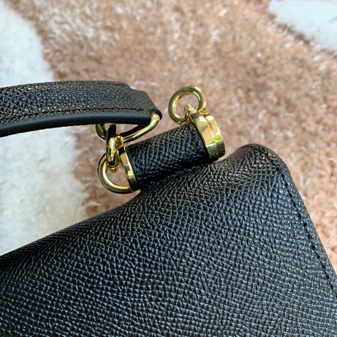 Dolce & Gabbana Dauphine-Print Calfskin Mini Bag