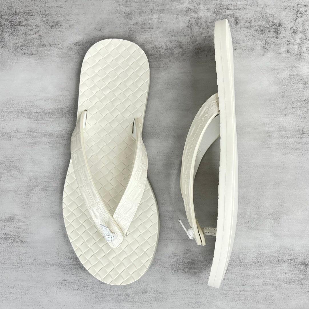Bottega Veneta Flip-Flops "White"