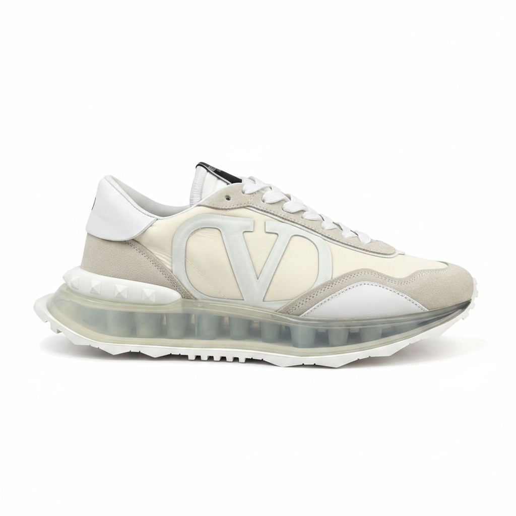 Valentino Garavani Netrunner "White-Beige-Grey"