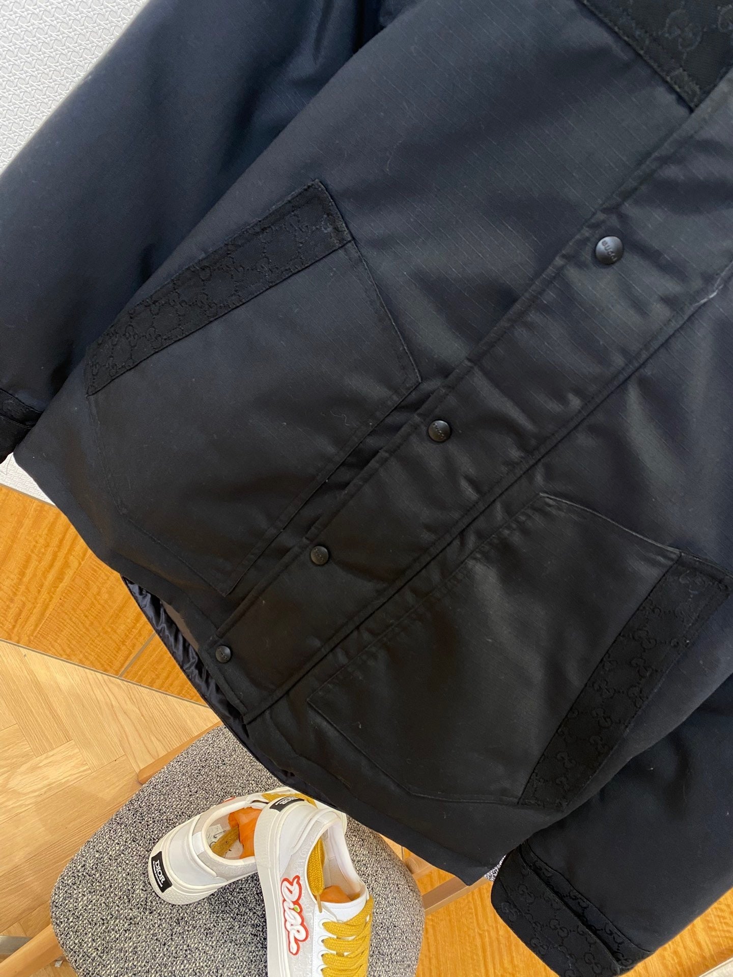 Gucci Cotton Ripstop Padded Jacket "Black"