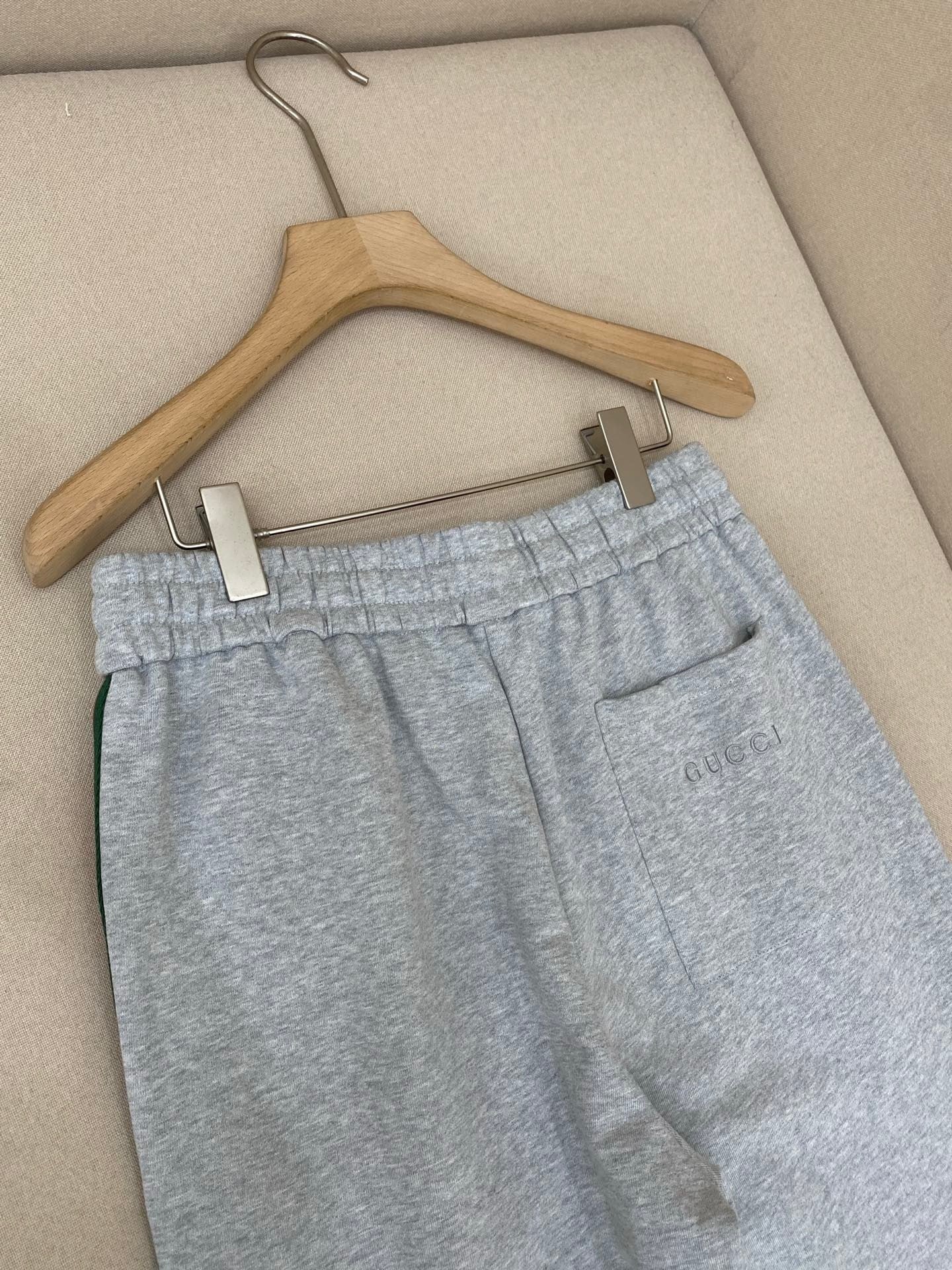 Gucci Cotton Jersey Jogging Pant "Grey"