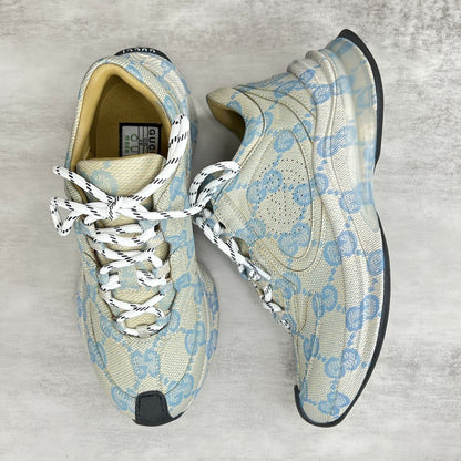 Gucci Run "Beige-Blue Monogram"
