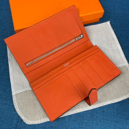 Hermes Bearn Wallet "Orange"