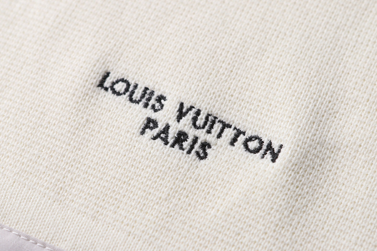 Louis Vuitton Hybrid Knit Tracksuit Top "Milk White"
