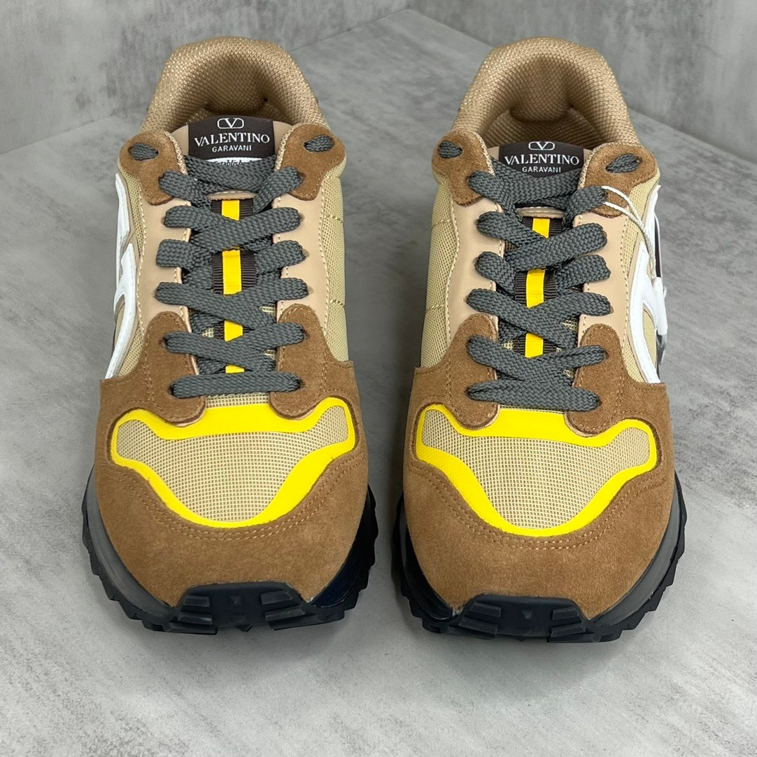 Valentino Garavani V-Logo "Brown-Beige-Yellow"