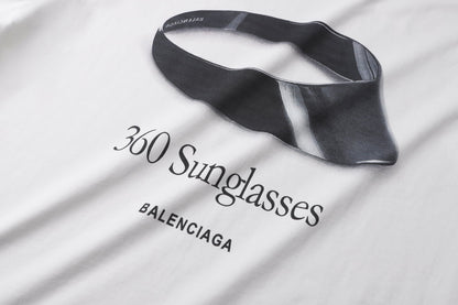 Balenciaga 360 Sunglasses T-Shirt "White"