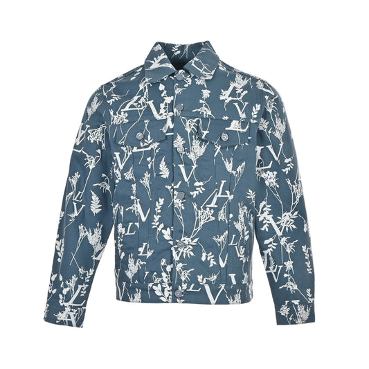 Louis Vuitton Floral Denim Jacket