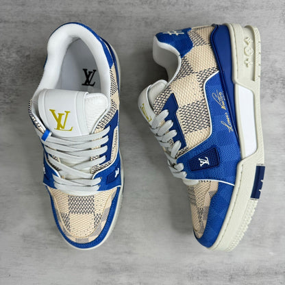 Louis Vuitton Trainers "White-Blue"