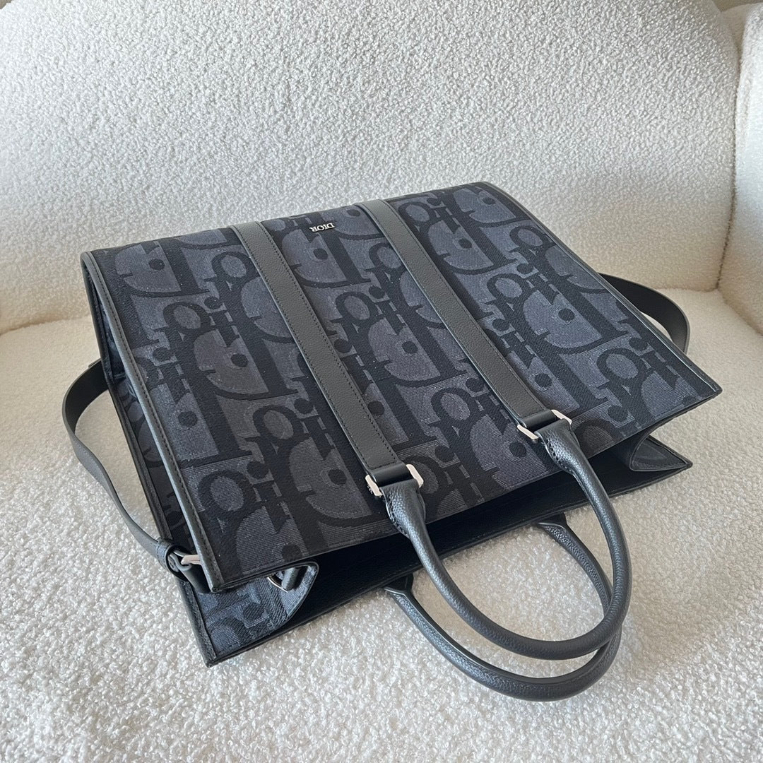 Dior Oblique Jacquard East-West Tote Bag