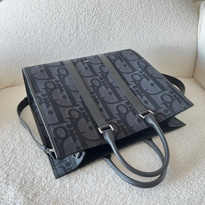 Dior Oblique Jacquard East-West Tote Bag
