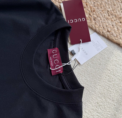 Gucci Cotton Jersey T-Shirt with Print "Black"