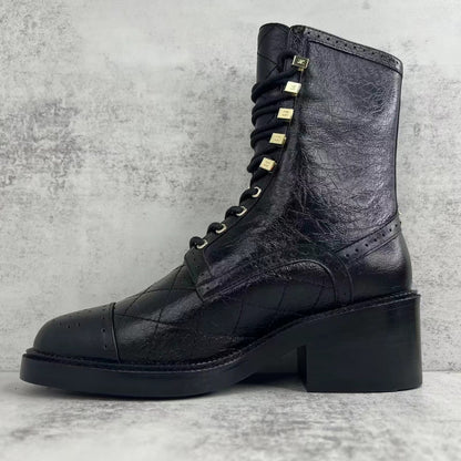 Chanel Leather Boots "Black"