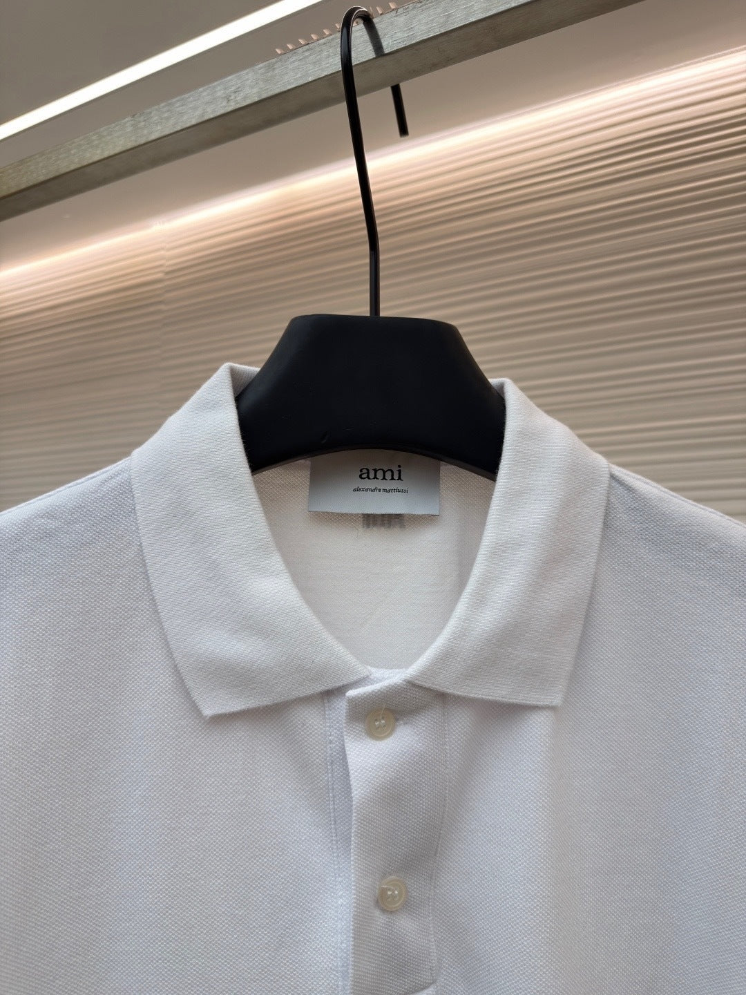Ami Paris Polo T-Shirt "White"