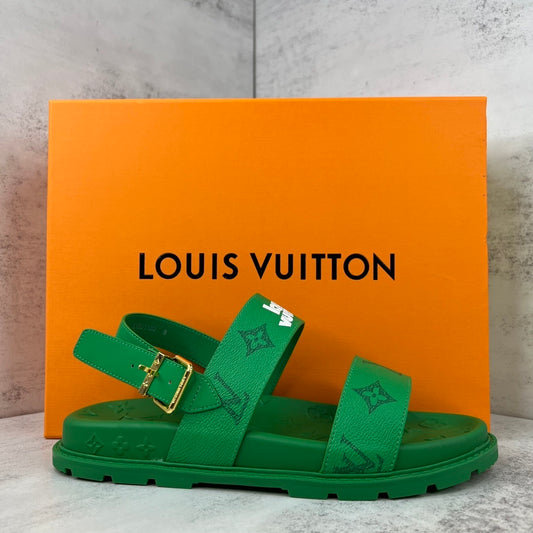 Louis Vuitton Sandals "Green"