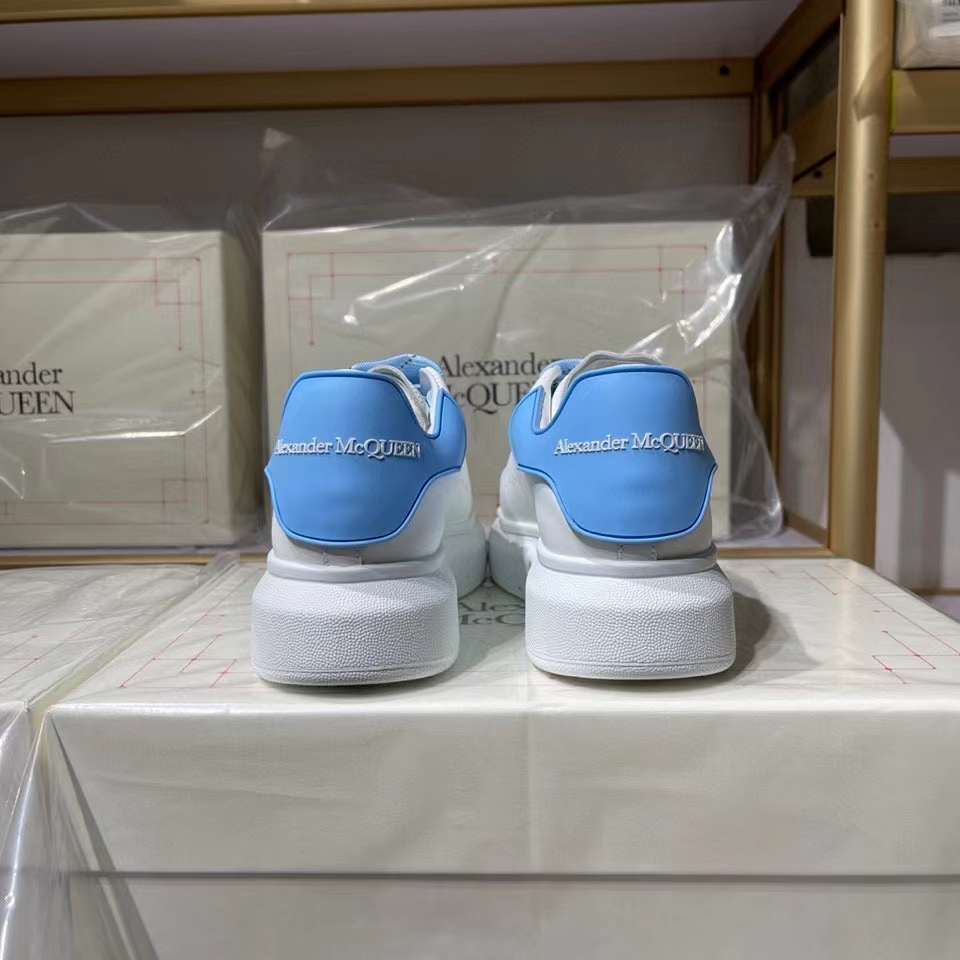 Alexander McQueen Oversized "White-Sky Blue"
