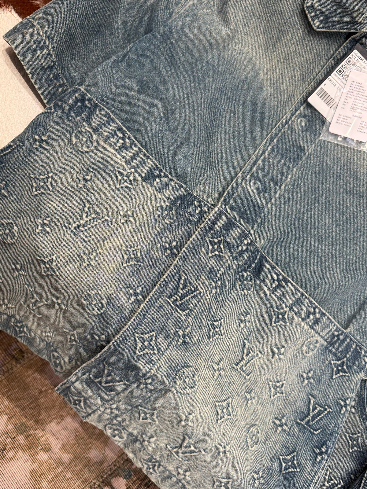Louis Vuitton Short Sleeve Denim Workwear Shirt