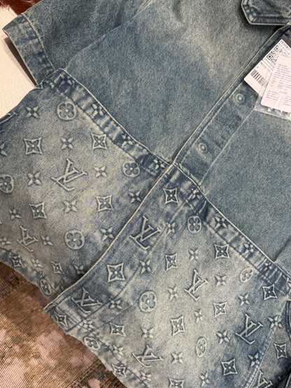 Louis Vuitton Short Sleeve Denim Workwear Shirt