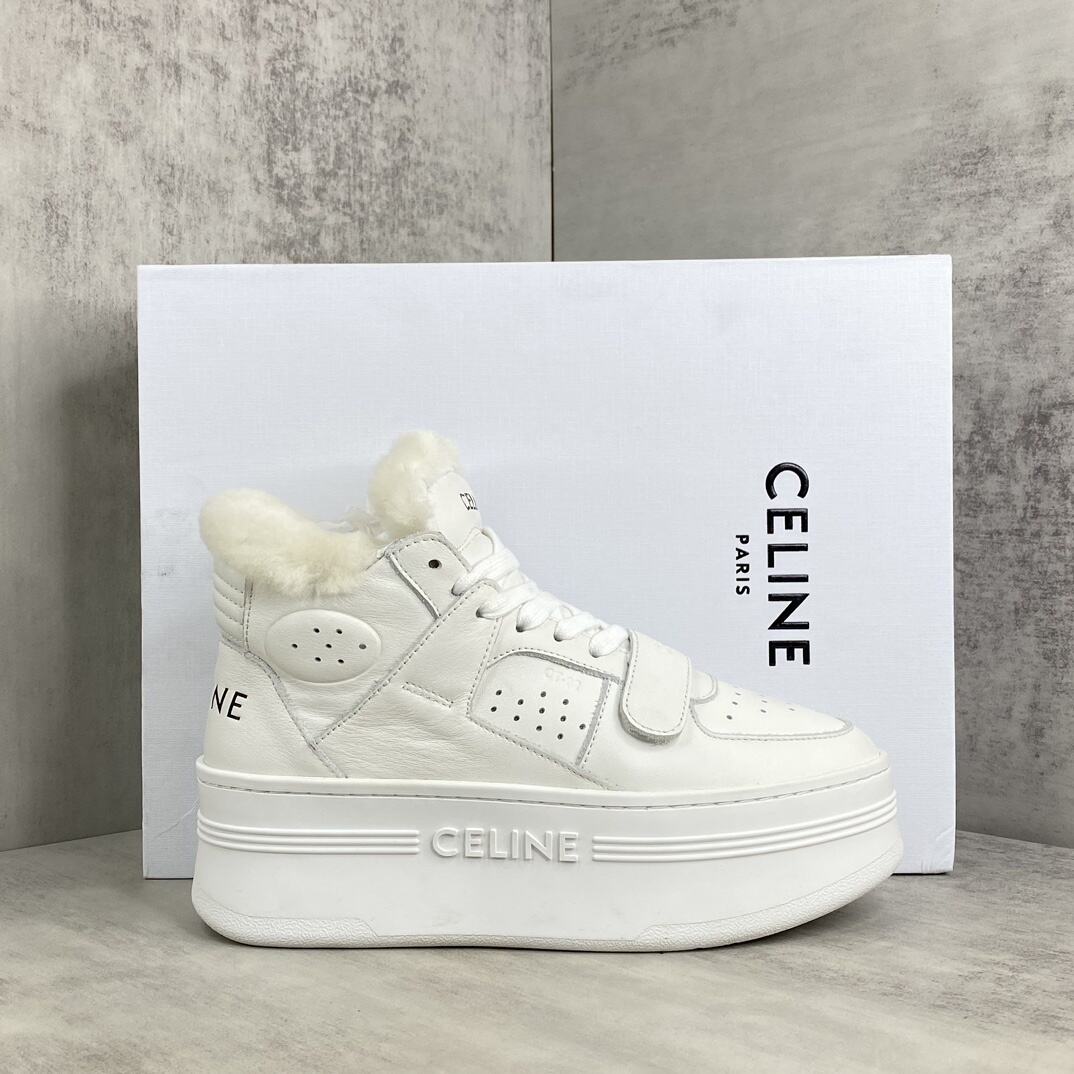 Celine Platform High-Top "White"