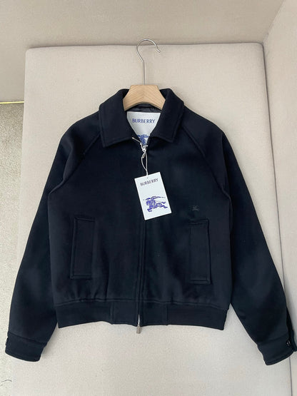 Burberry Cashmere Harrington Jacket "Black"