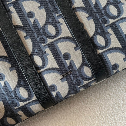 Dior Oblique Jacquard East-West Tote Bag