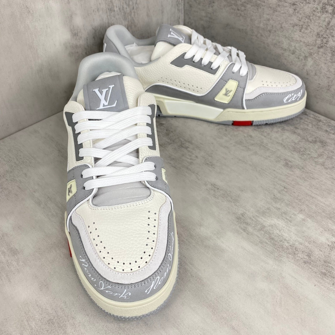 Louis Vuitton Trainers "White-Grey"