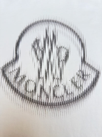 Moncler Blurred Logo Sweatshirt "White"
