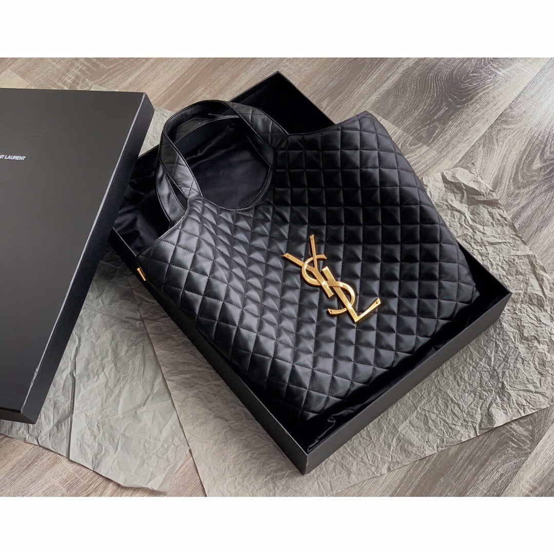 Saint Laurent Icare in Quilted Lambskin