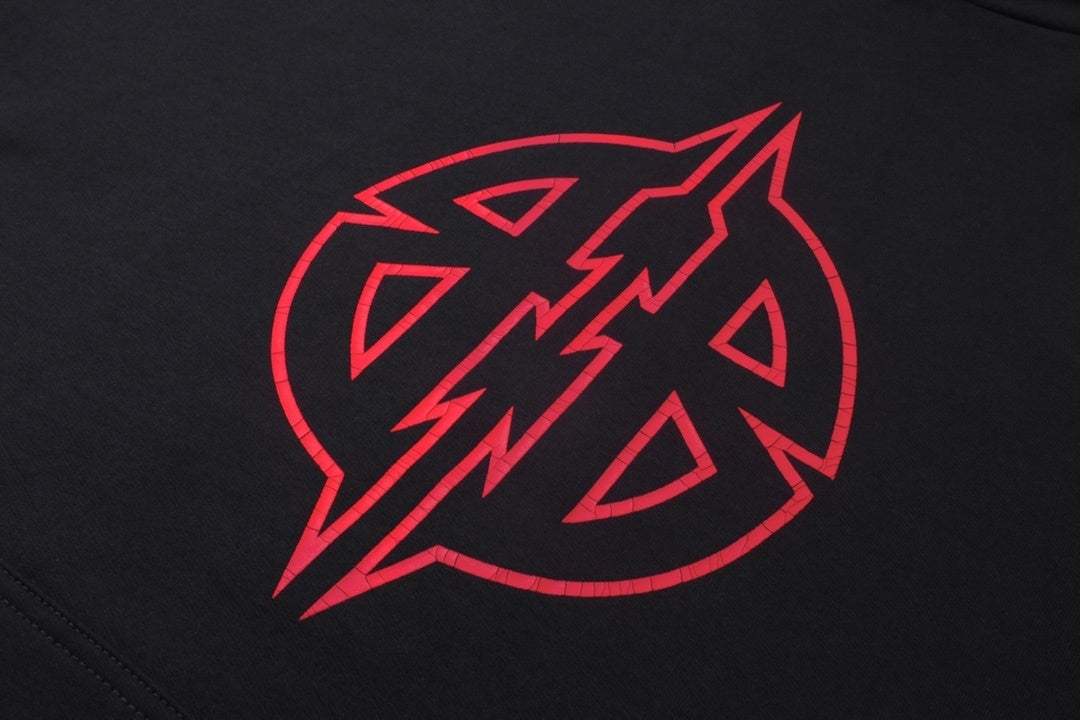 Balenciaga Hoodie "Black-Red"