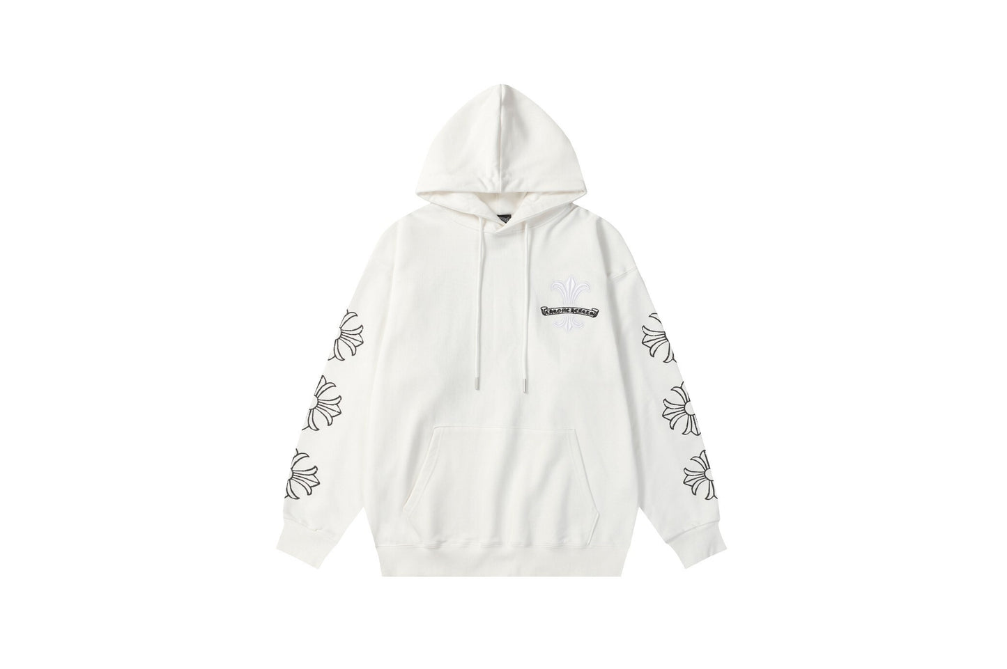 Chrome Hearts Hoodie "White-Black"