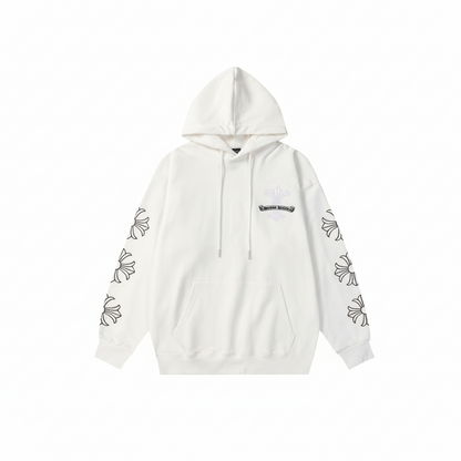 Chrome Hearts Hoodie "White-Black"
