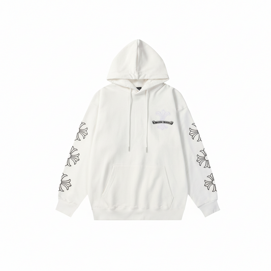 Chrome Hearts Hoodie "White-Black"