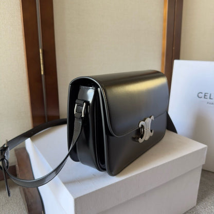 Celine Teen Triomphe Bag in Shiny Calfskin