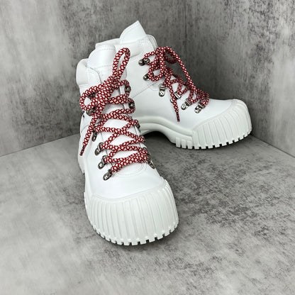 Louis Vuitton Ruby Flat Ranger Boots "White"