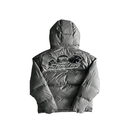 Trapstar Shooters Down Jacket "Grey-Reflective Logo"