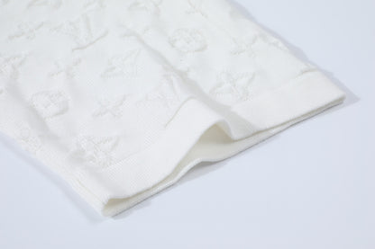Louis Vuitton Monogram Short-Sleeved Crewneck "White"