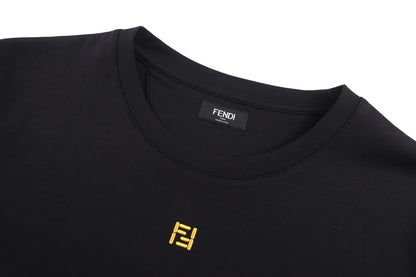 Fendi Cotton T-Shirt "Black"