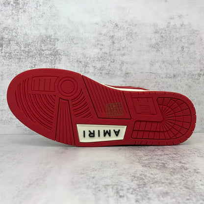 Amiri Skel Top High "White-Red"