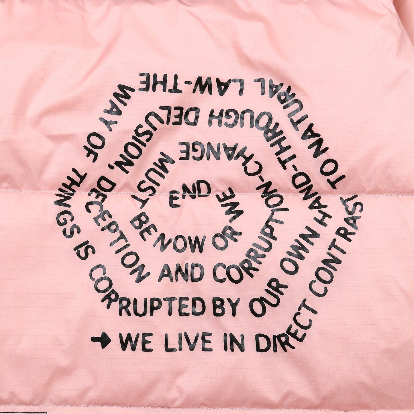 Brain Dead x The North Face Down Jacket "Pink-Black"