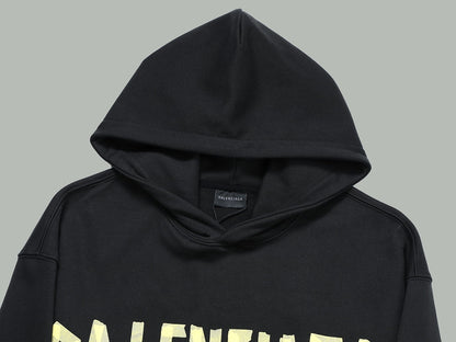 Balenciaga Hoodie "Black-Yellow"