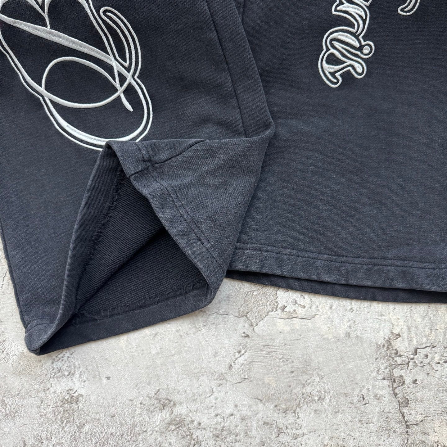 Balenciaga Cursive Baggy Trousers "Black-White"