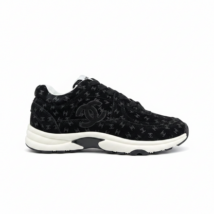 Chanel 22A "Black All Over Logo"