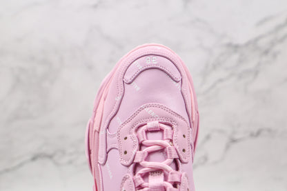 Balenciaga Triple S "Pink-All Over Logo"