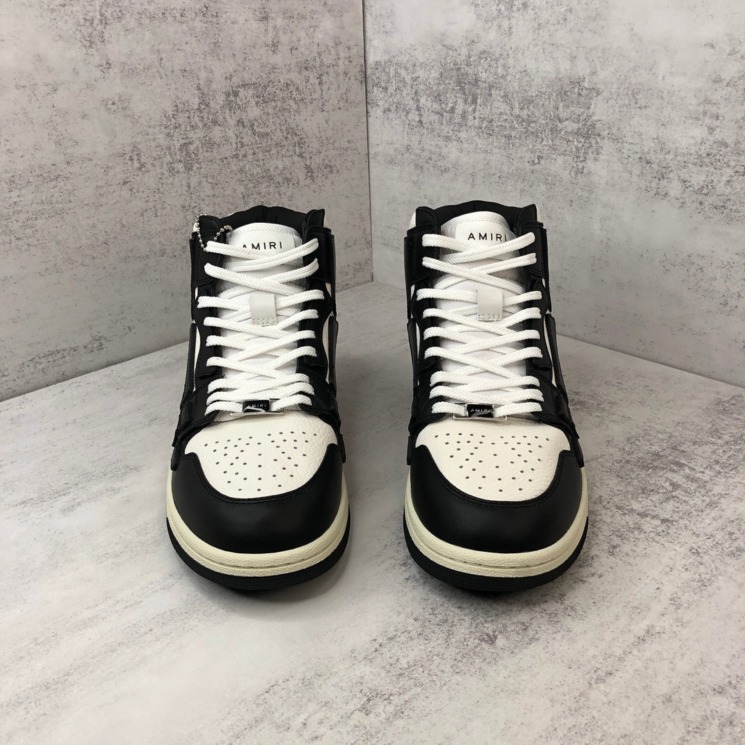 Amiri Skel Top High "Black-White"