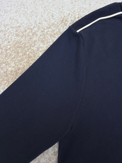 Moncler Logo Patch Cotton Sweatshirt "Navy Blue"
