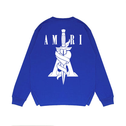 Amiri Dagger Sweatshirt "Blue-White"