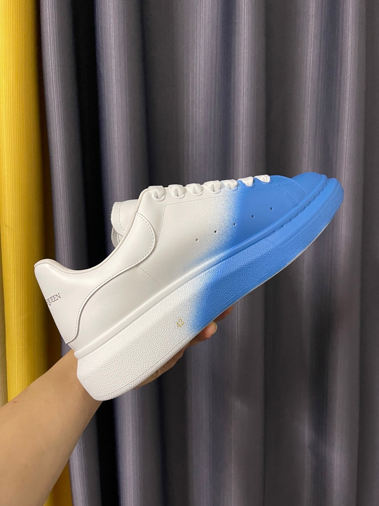 Alexander McQueen Oversized "White-Pastel Sky"